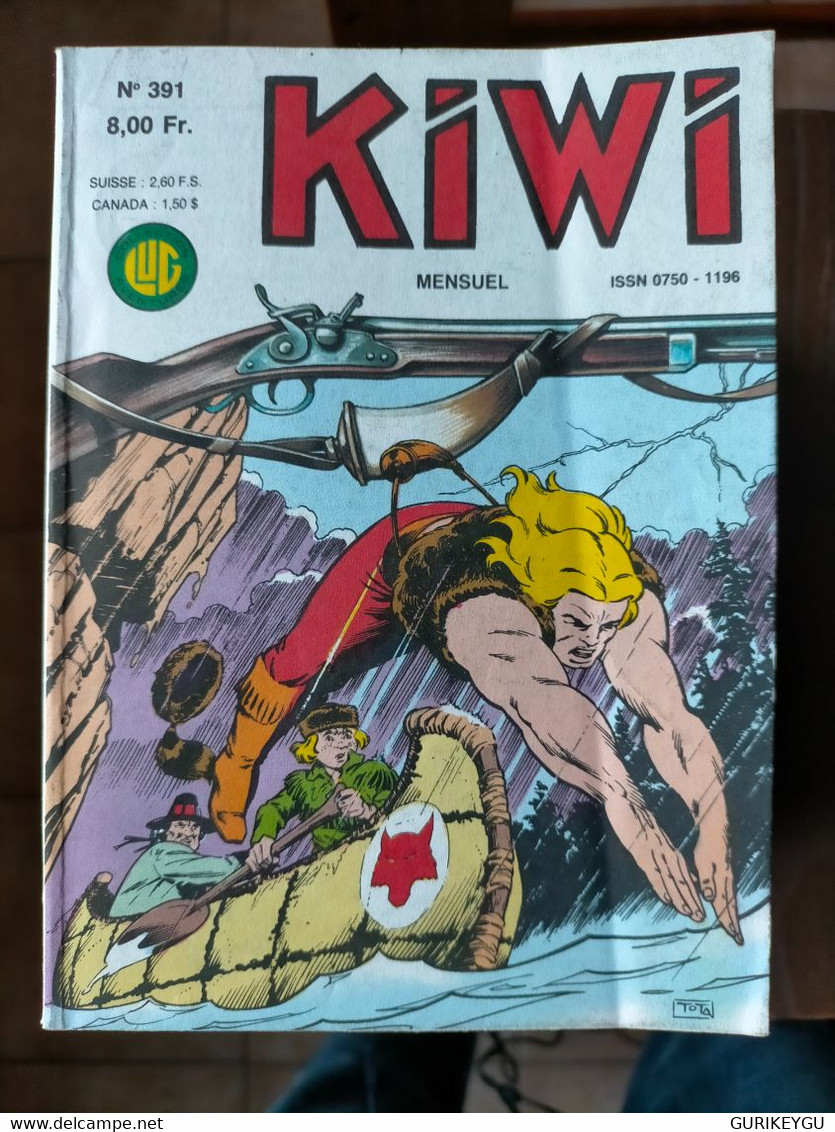 Bd KIWI N° 391 LUG  BLEK LE ROC  10/11/1987 Le Petit Trappeur - Kiwi