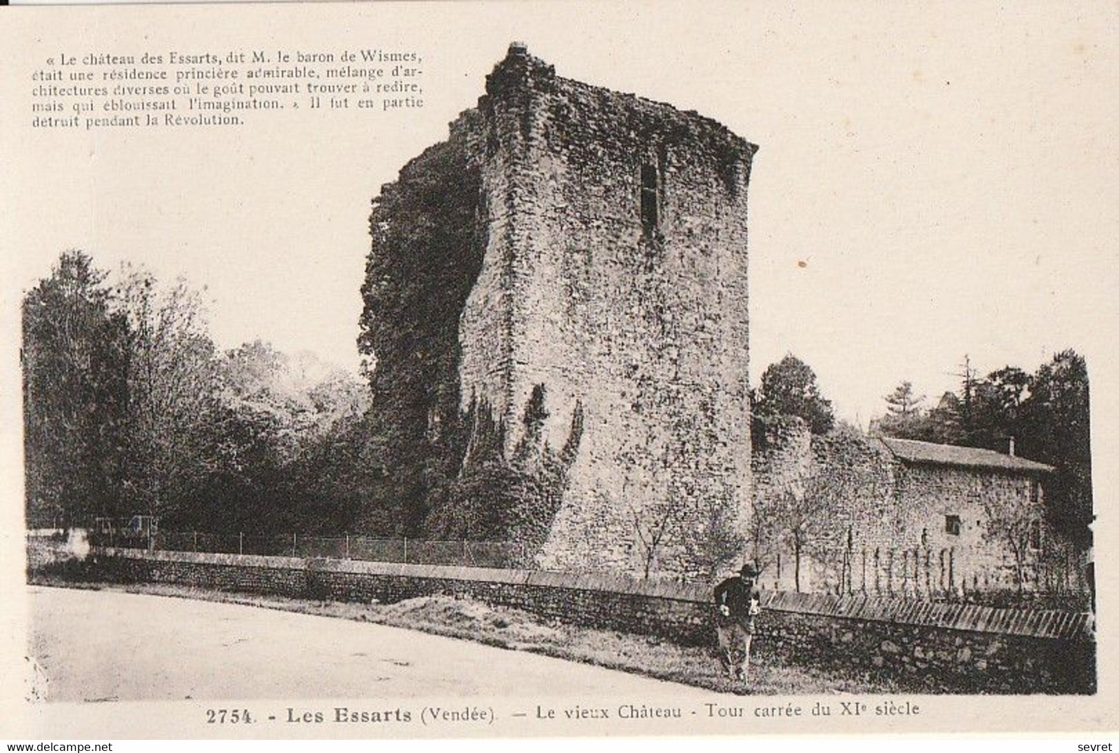 LES ESSARTS. -  Le Vieux Château - Tour Carrée Du XIè Siècle - Les Essarts