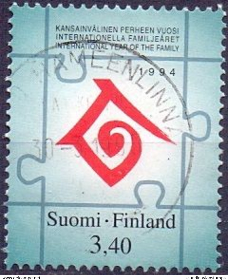 FINLAND 1994 Familiejaar GB-USED - Gebraucht