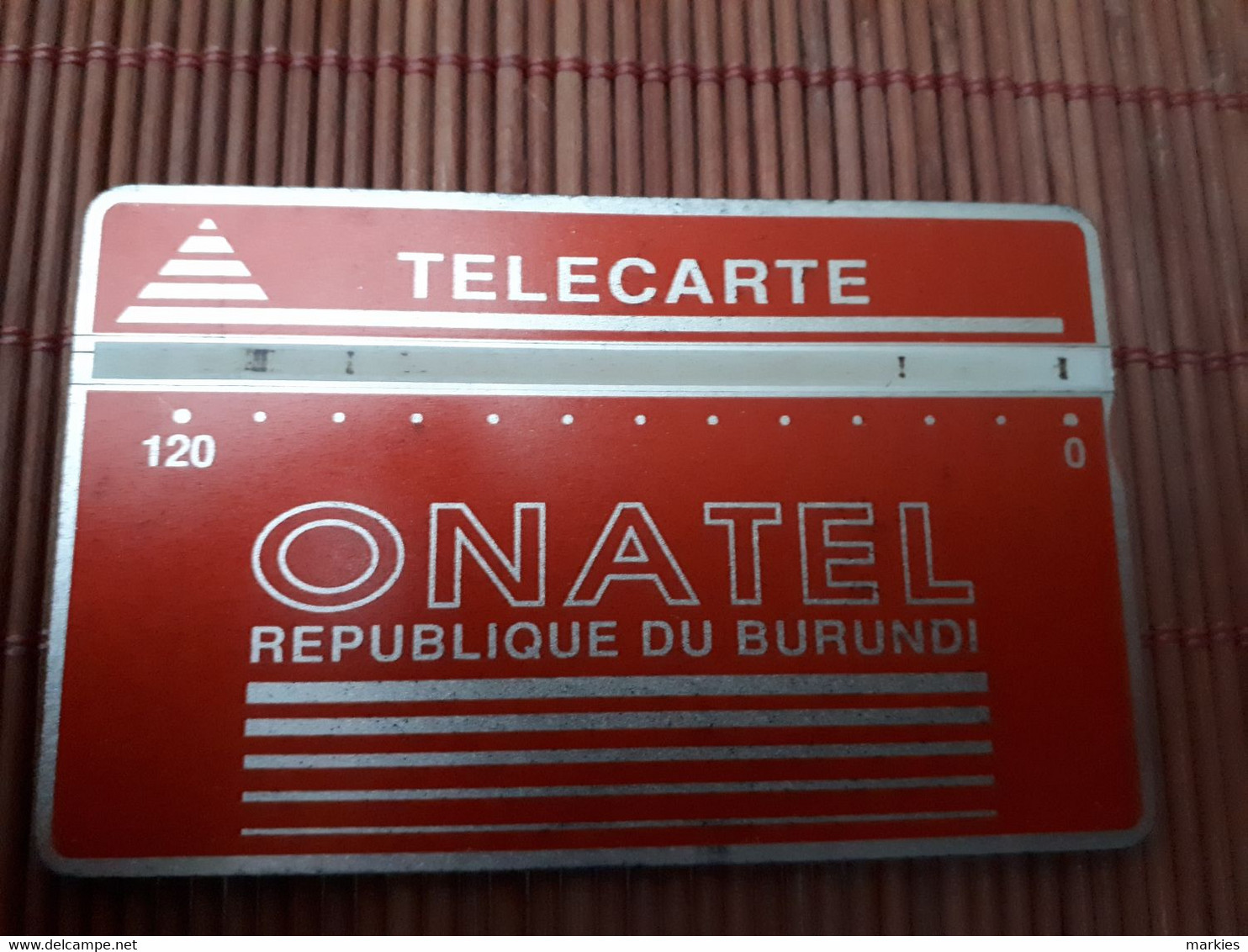 Landis & Gyr Burundi  Phonecard 108 C Used Rare - Burundi