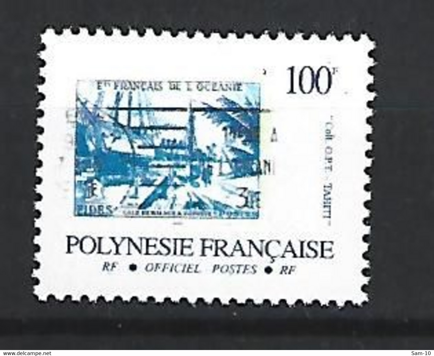 Timbre De Polynésie Française Service Neuf ** N 24 - Service