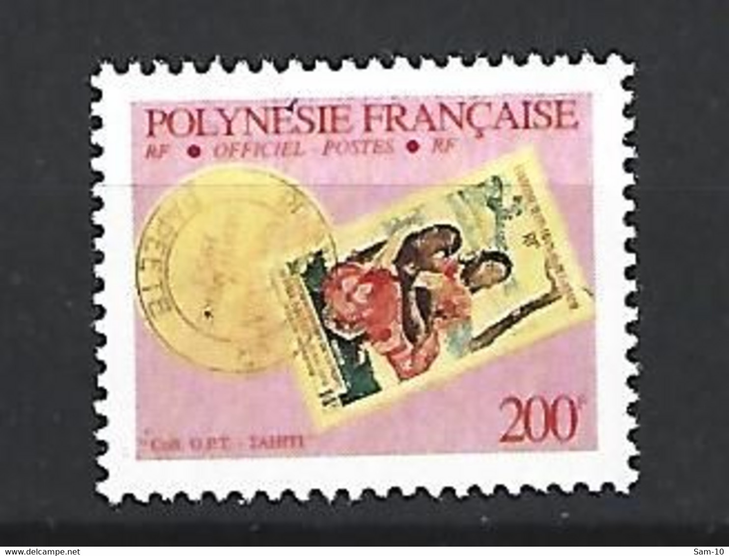 Timbre De Polynésie Française Service Neuf ** N 25 - Oficiales