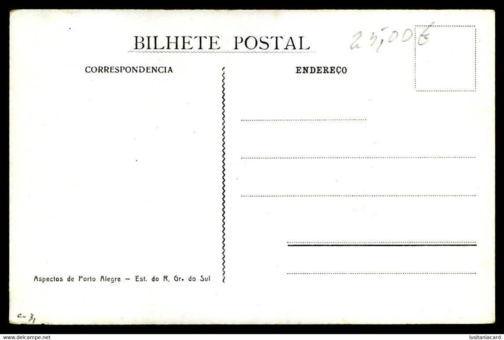 PORTO ALEGRE  - A Cathedral E A Capela Do Espirito Santo.( Ed. Globo Nº 22)  Carte Postale - Porto Alegre