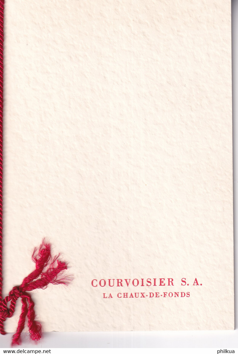 Courvoisier Geschenkheft Mit Pro Patria 1959 - Mineralien - Autres & Non Classés