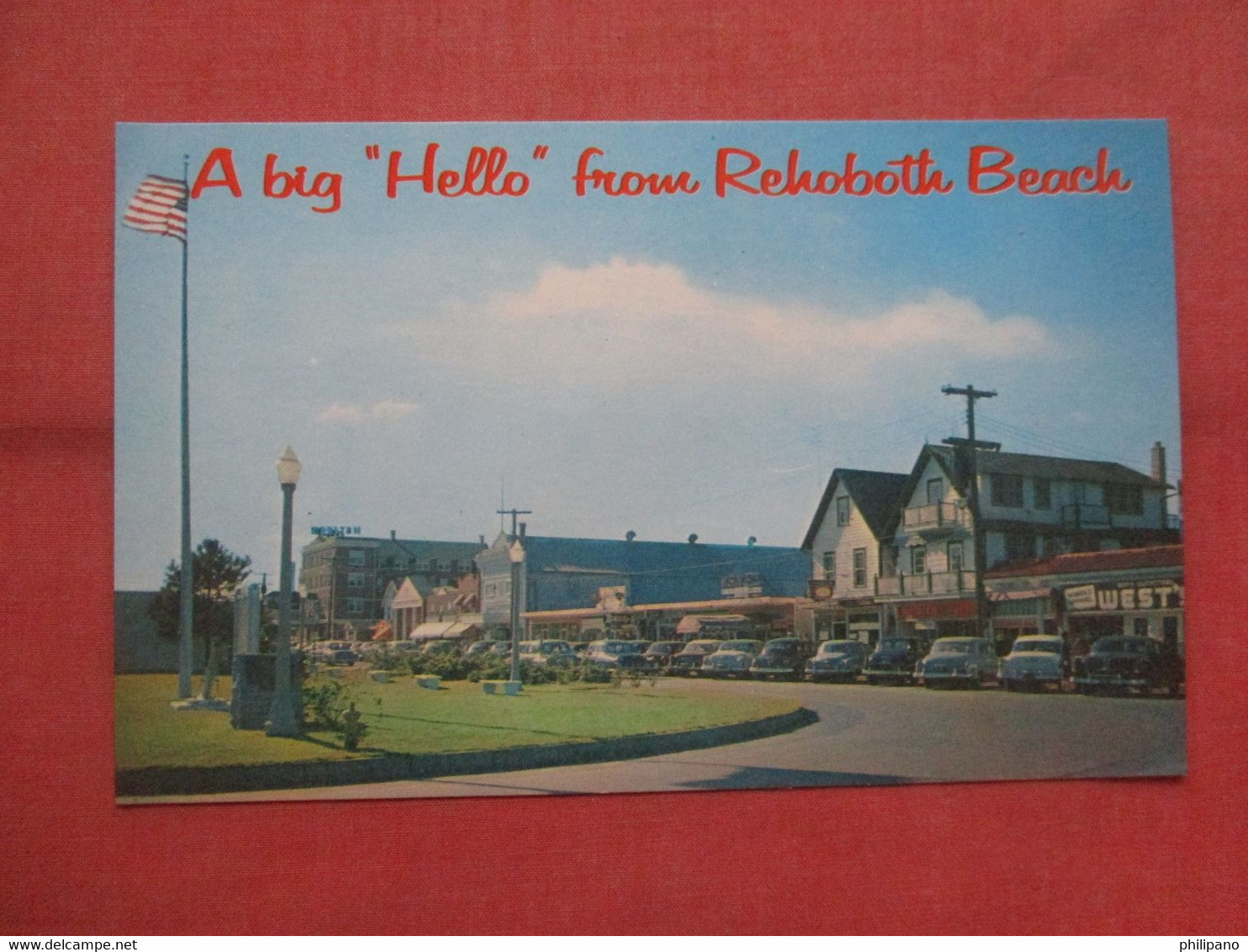 A Big "Hello" From Rehoboth Beach  Delaware         Ref  5236 - Andere & Zonder Classificatie