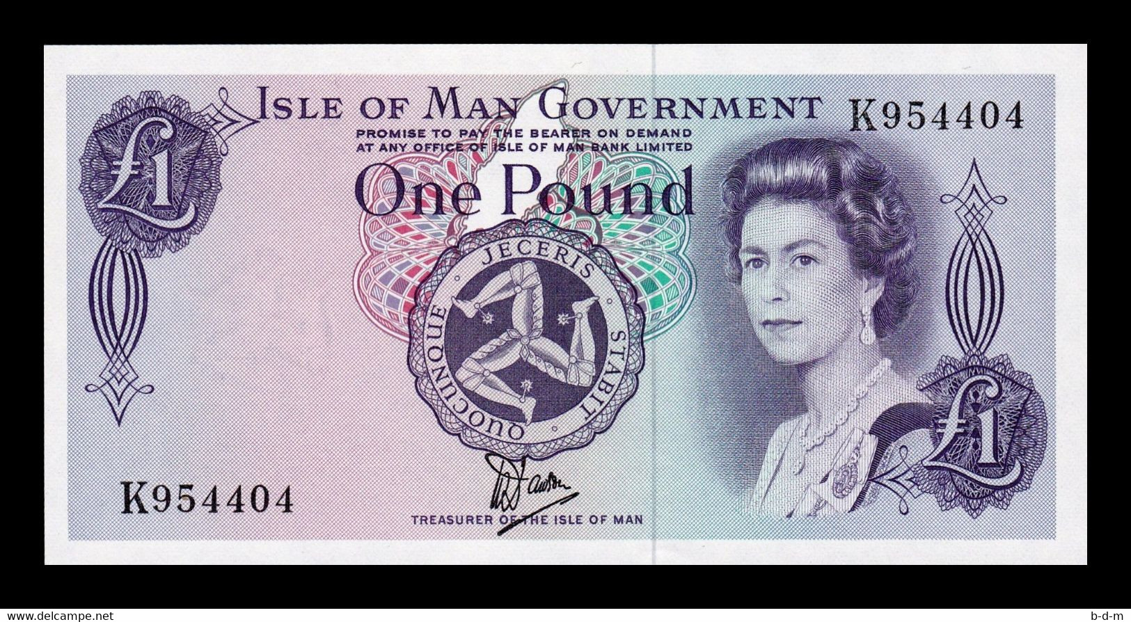 Isle Of Man - Isla De Man 1 Pound Elizabeth II 1979 Pick 34 SC UNC - 1 Pond