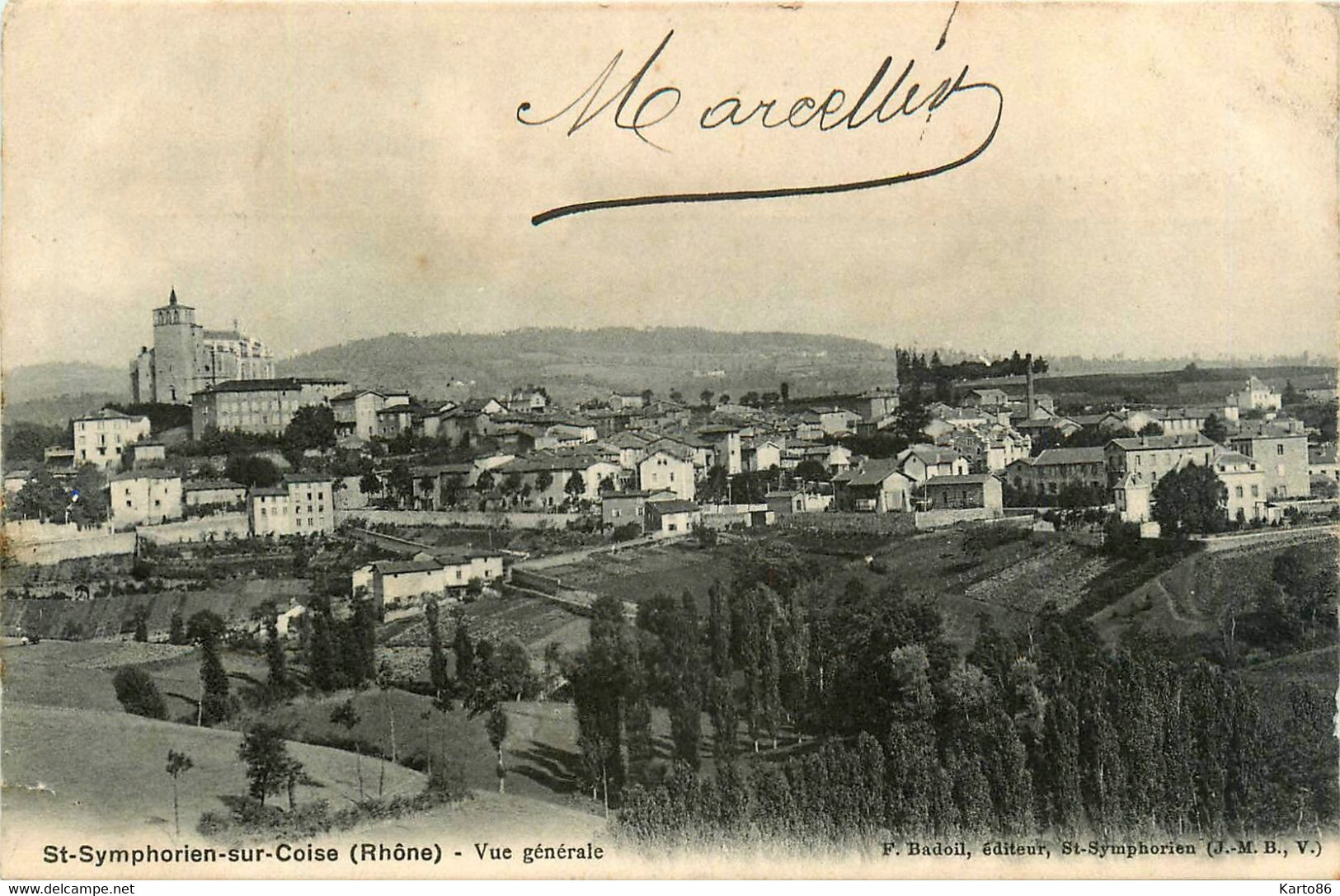 St Symphorien Sur Coise * Vue Générale Et Panorama Du Village - Saint-Symphorien-sur-Coise