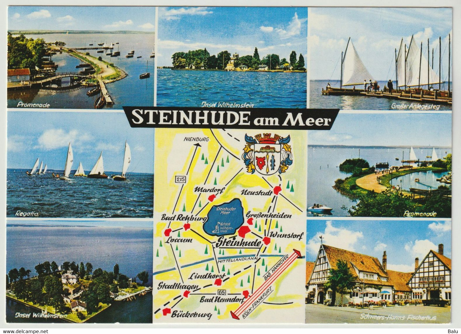 Steinhude Am Meer. Das Steinhuder Meer. Neue MBK. Promenade, Insel Wilhelmsteig, Regatta, Großer Anlegesteg, Schweers-H. - Steinhude