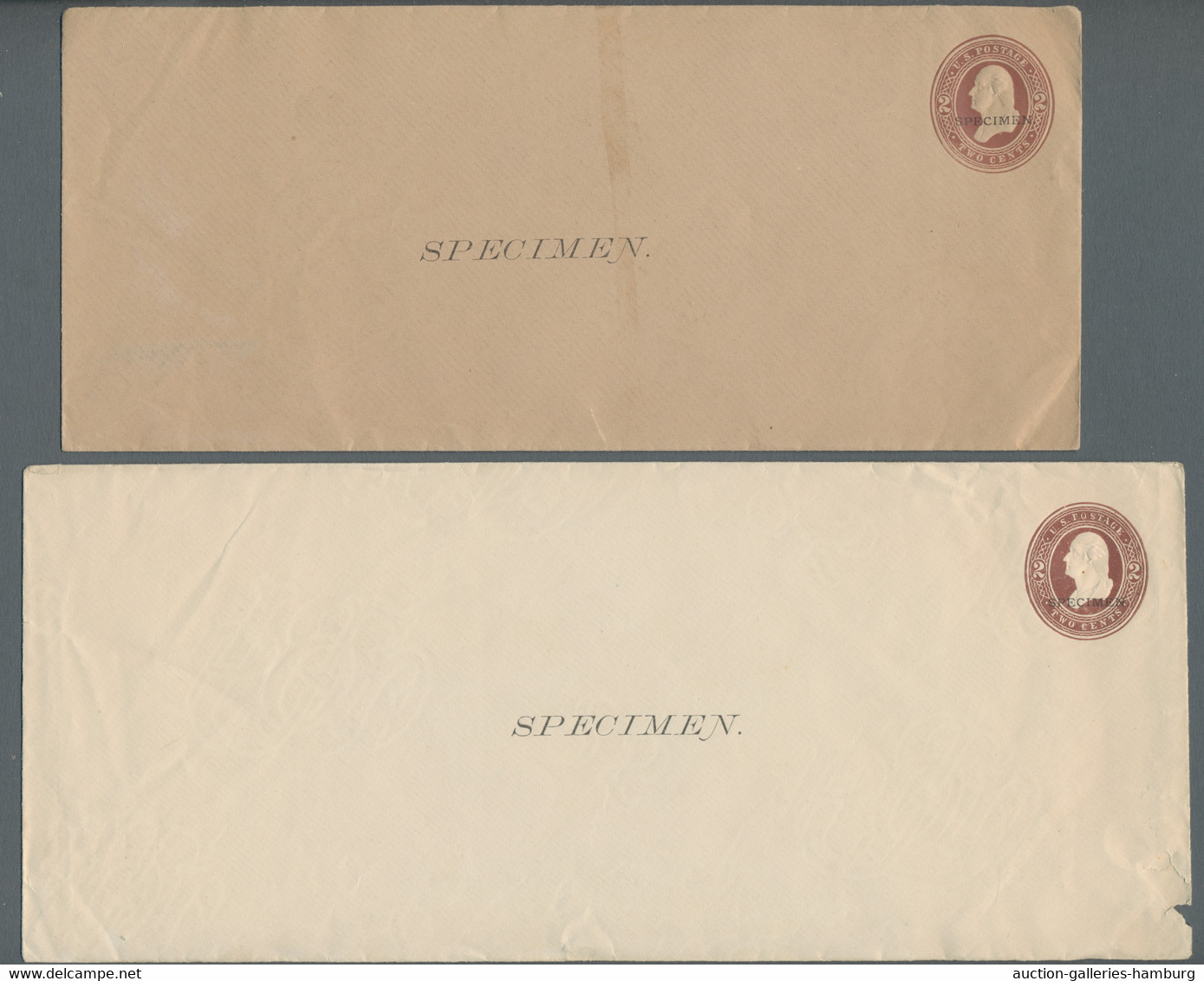 Vereinigte Staaten Von Amerika - Ganzsachen: 1874-1884, Sechs Verschiedene Ganzsachenumschläge, Zwei - Sonstige & Ohne Zuordnung