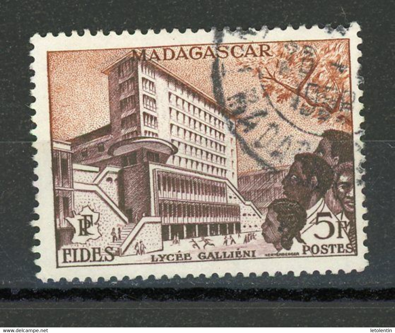 MADAGASCAR (RF) : FIDES - Yvert N° 328  Obli - Used Stamps