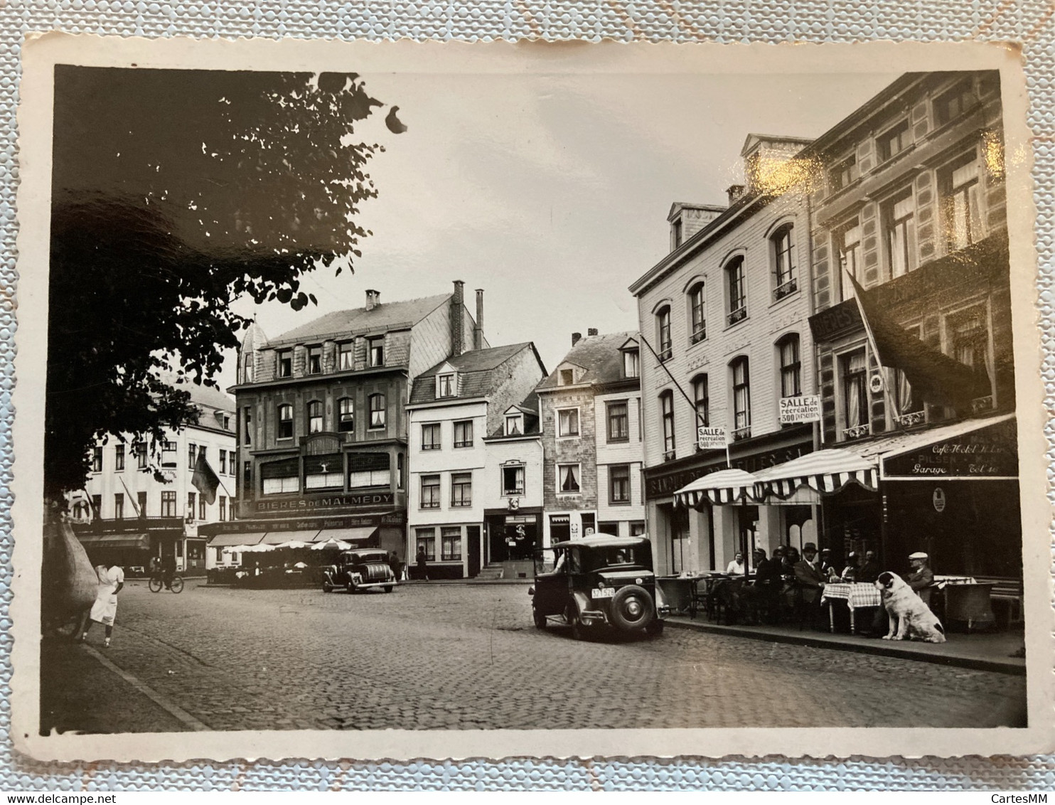 Malmedy Avant Bombardement Guerre 1945 Place Rome - Malmedy