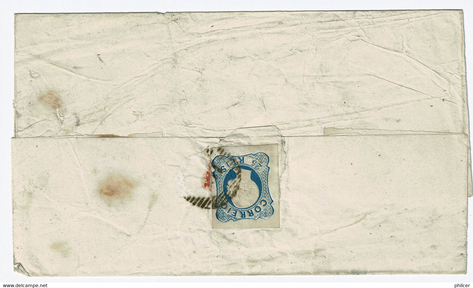 Portugal, 1856/8, # 12, Viana Do Castelo-Valença - Lettres & Documents