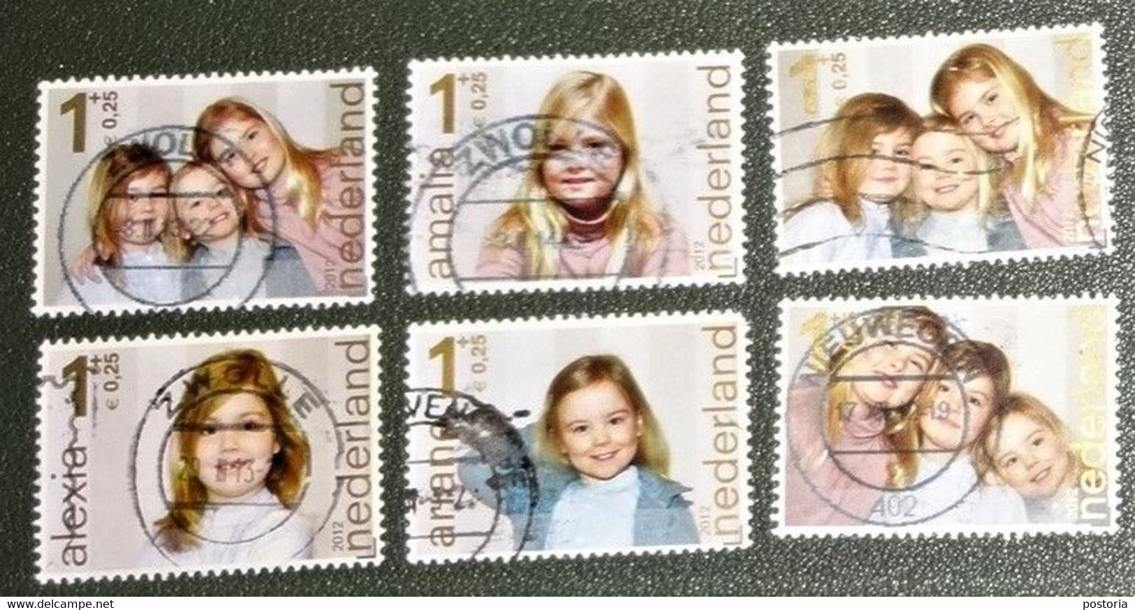 Nederland - NVPH - 3001a Tm 3001f - 2012 - Gebruikt - Kinderzegels - Nederlandse Prinsessen - Complete Serie - Used Stamps