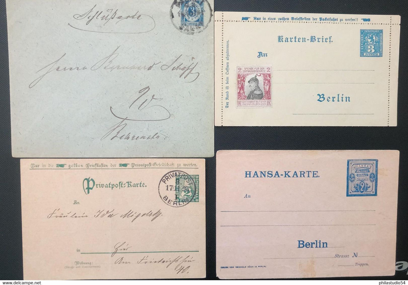 PRIVATPOSTANSTALTEN, 24 Belege Und Einige Marken, Siehe Bilder - Private & Local Mails