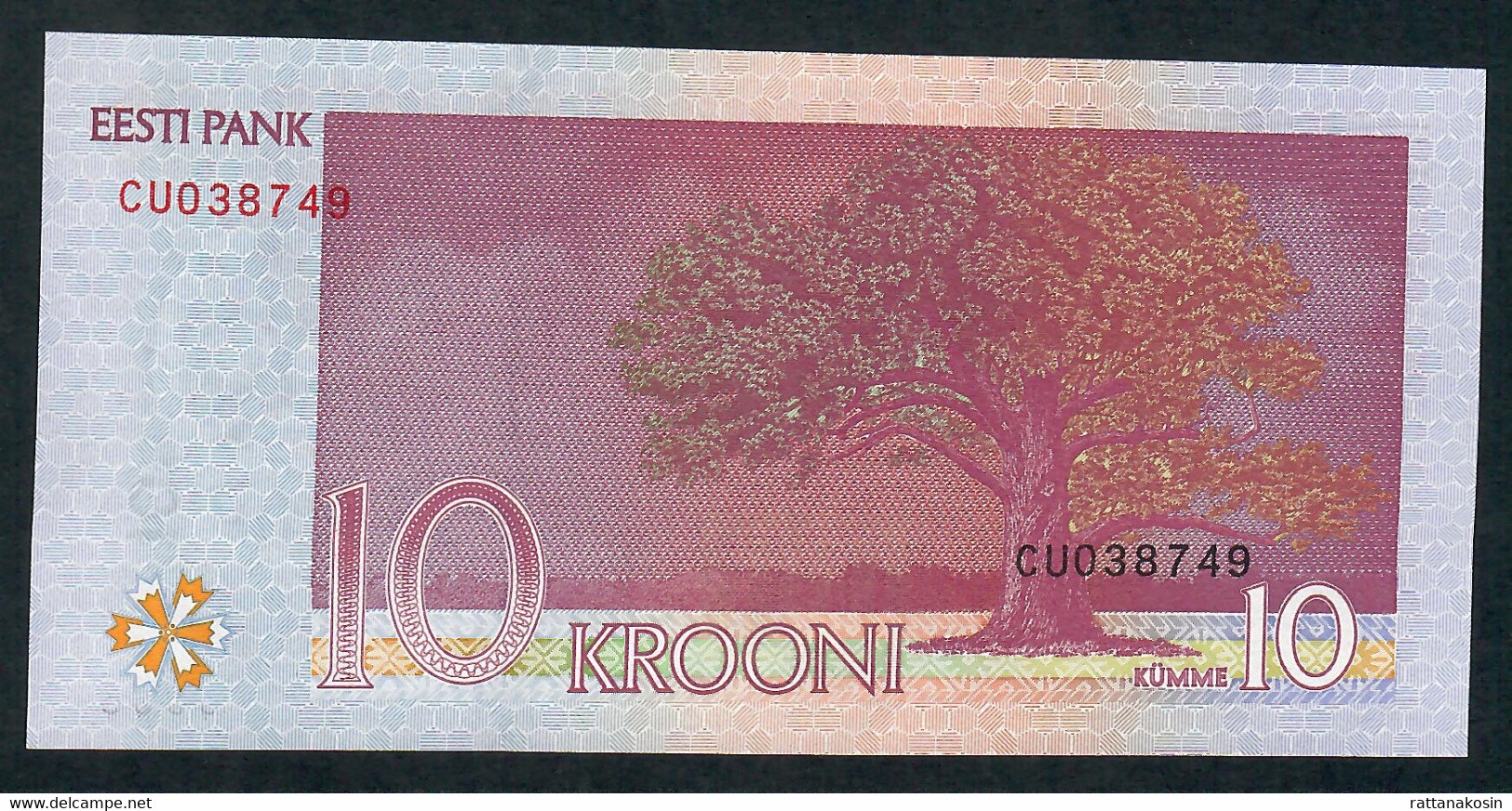 ESTONIA P86b 10 KROONI 2007 #CU UNC. - Estonie