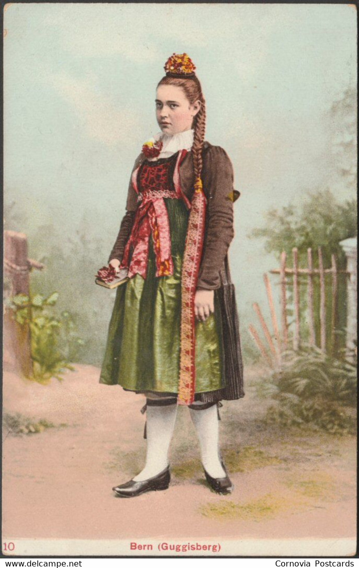 Schweizertrachten, Guggisberg, Bern, C.1910 - Louis Burgy AK - Guggisberg