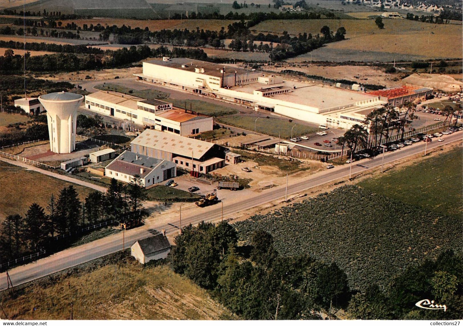 22-LOUDEAC- VUE AÉRIENNE L'USINE OLIDA - Loudéac