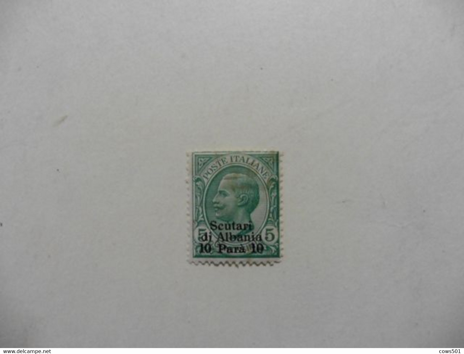 Italie > Bureaux Etrangers > Levant > Albanie :timbre N° 91 Neuf Sans Gomme Surchargé Valeur En Paras - Albania