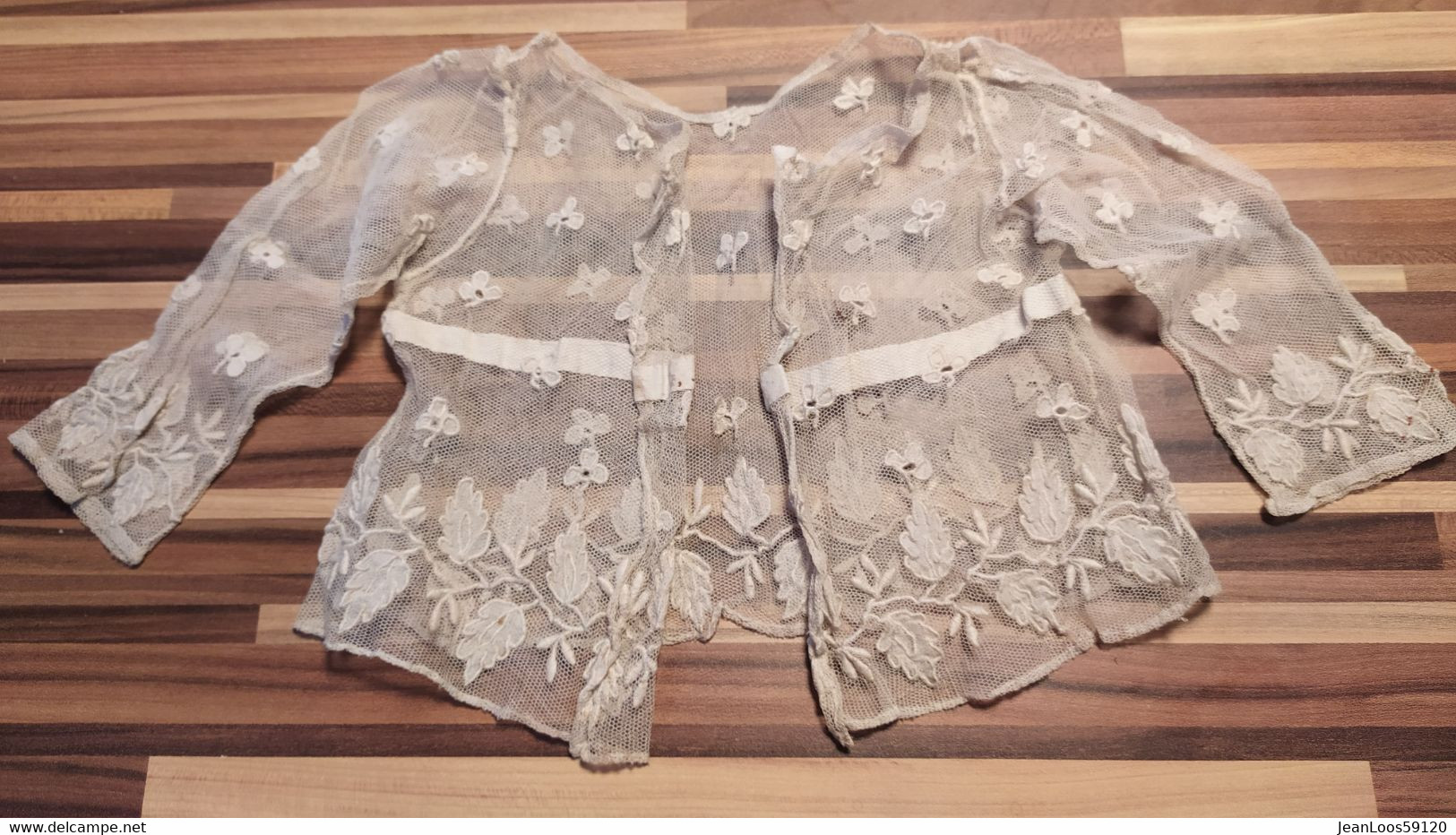 Brassière Chemise De Baptême En Dentelle 1884 - Before 1900