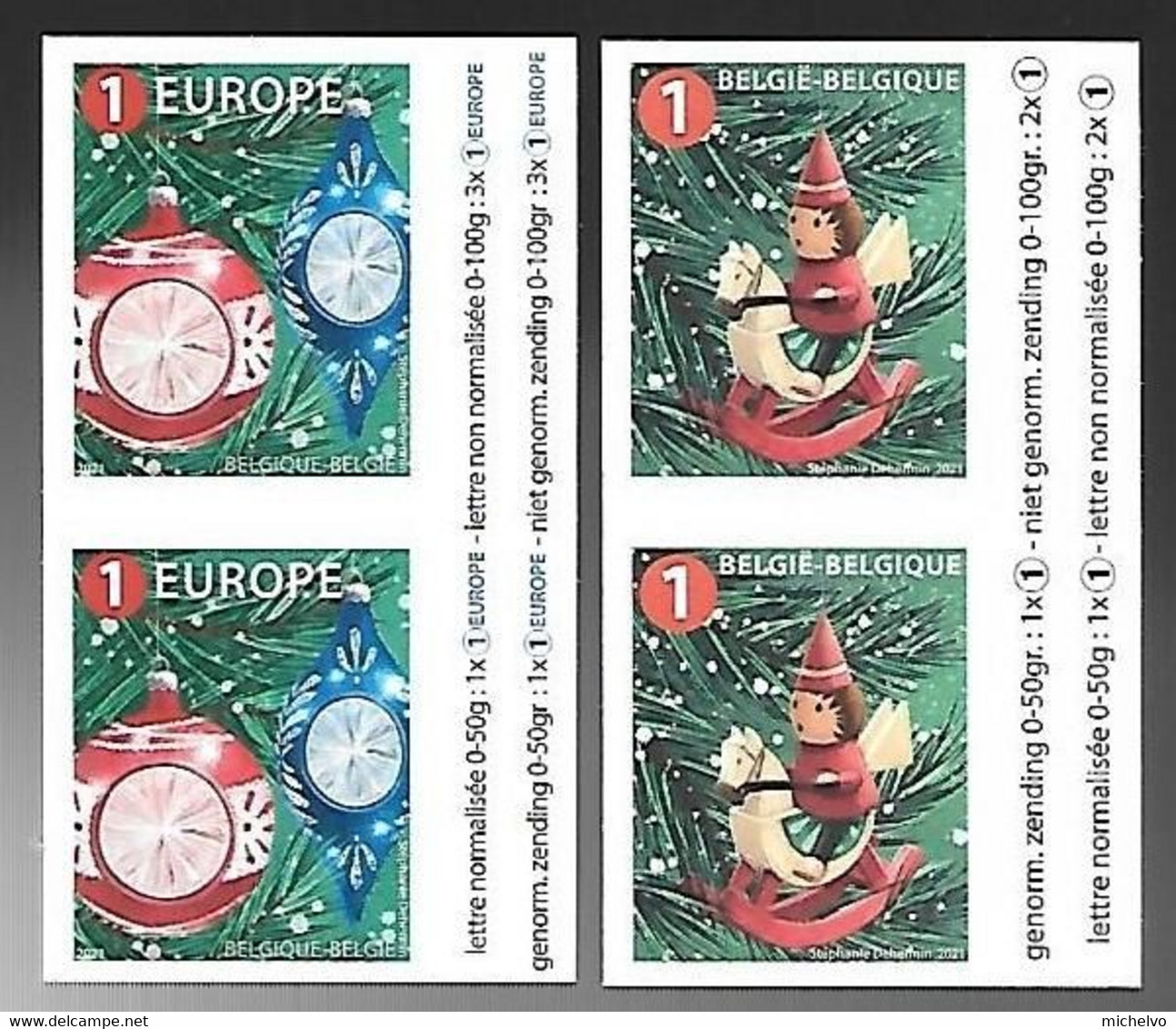 Belg. 2021 - Noël ** - Unused Stamps