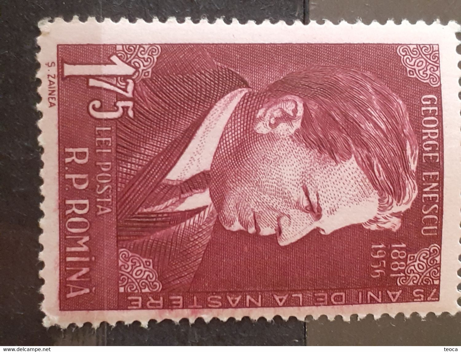 Errors Romania 1956 # Mi 1631 Music George Enescu With  Errors Mnh - Errors, Freaks & Oddities (EFO)