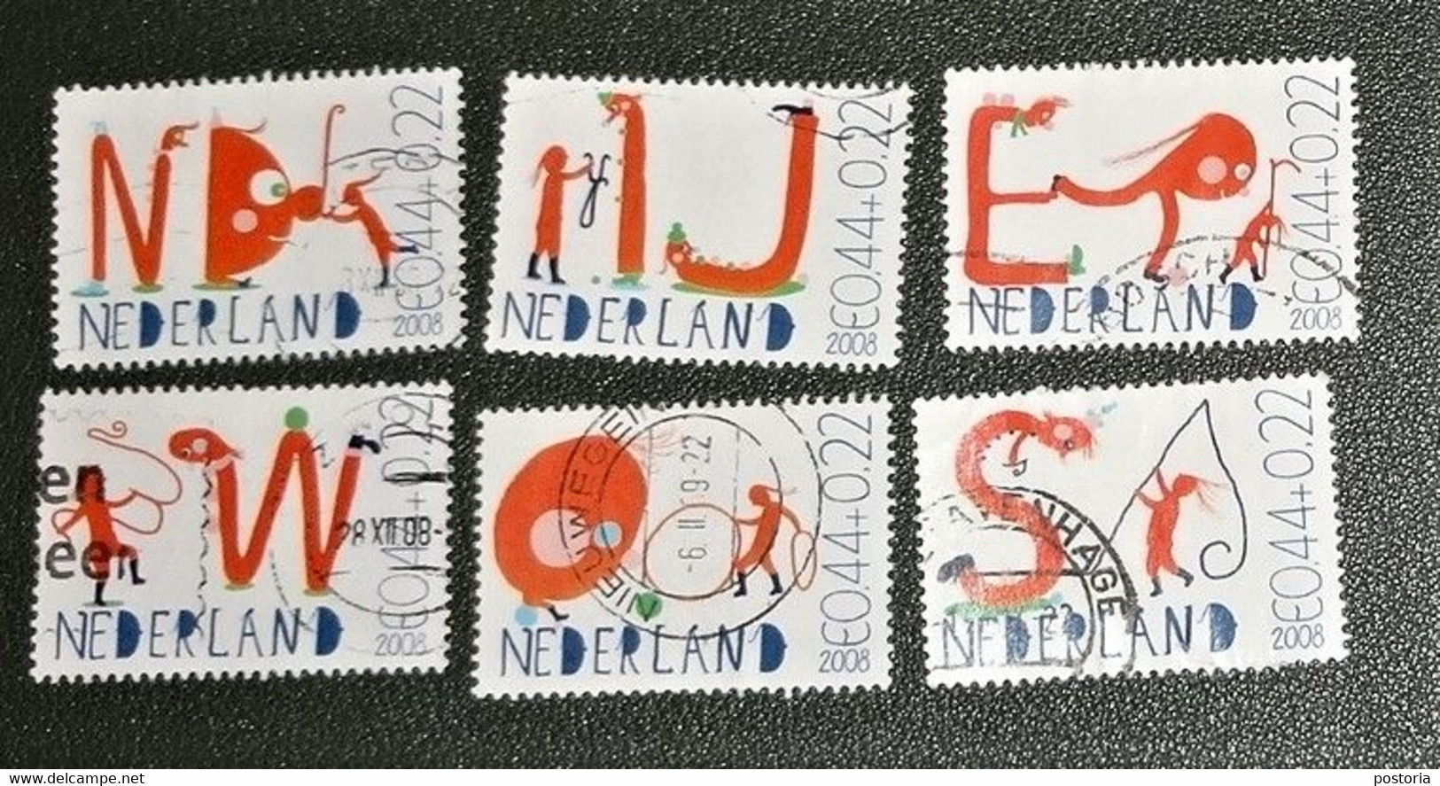 Nederland - NVPH - 2608a T/m 2608f - 2008 - Gebruikt - Kinderzegels - Onderwijs - Laat Leren - Complete Serie - Usati
