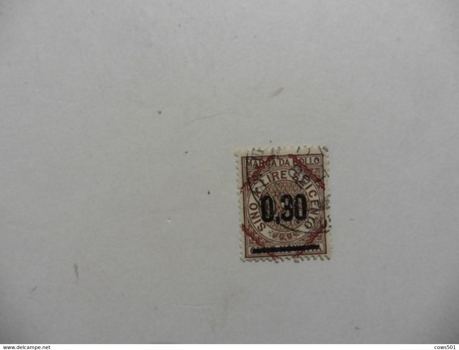 Italie > Fiscaux : Timbre  Marca Da Bollo   Surcharge En Noir - Revenue Stamps