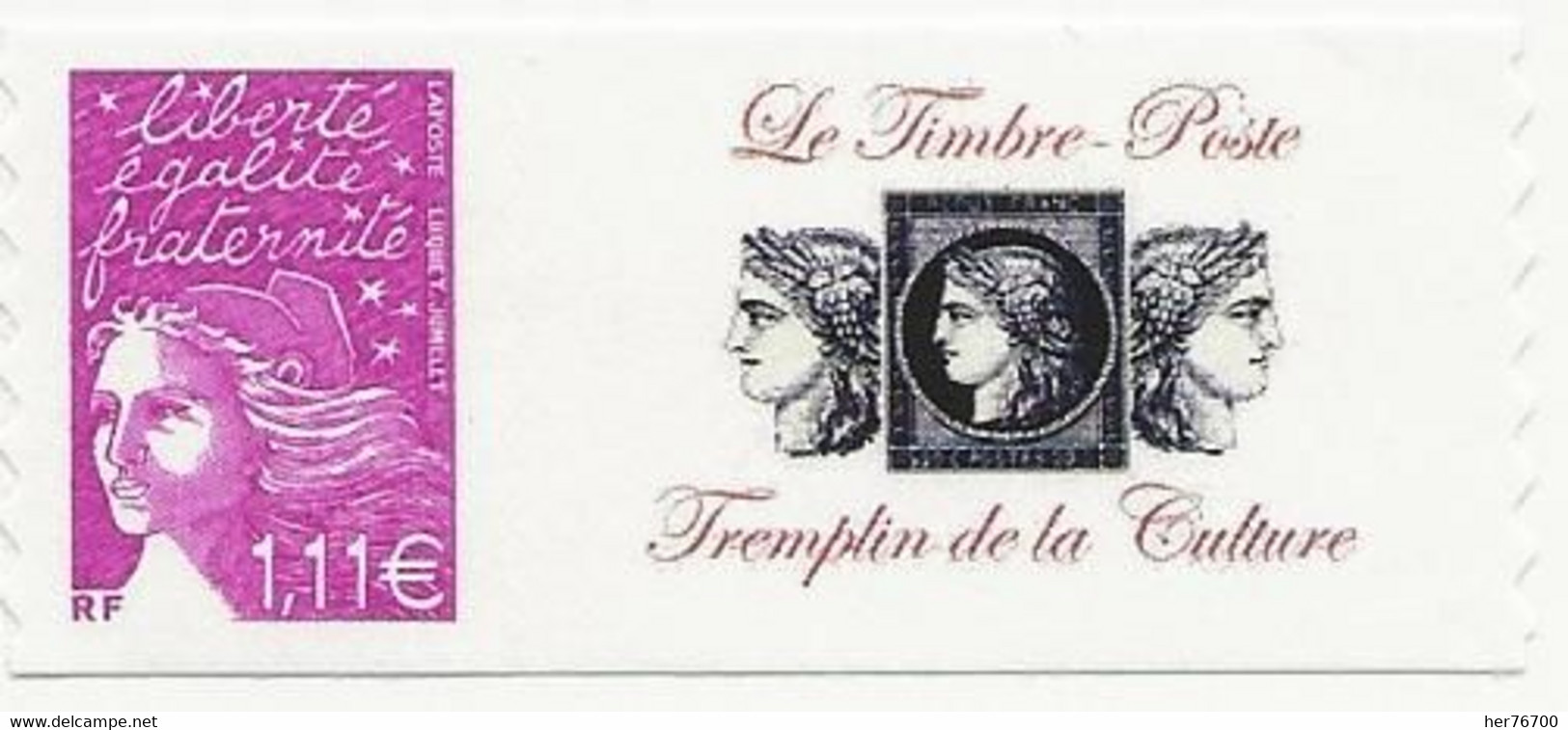 TIMBRES DE FRANCE AUTOADHESIFS NEUF STDC ** - Other & Unclassified