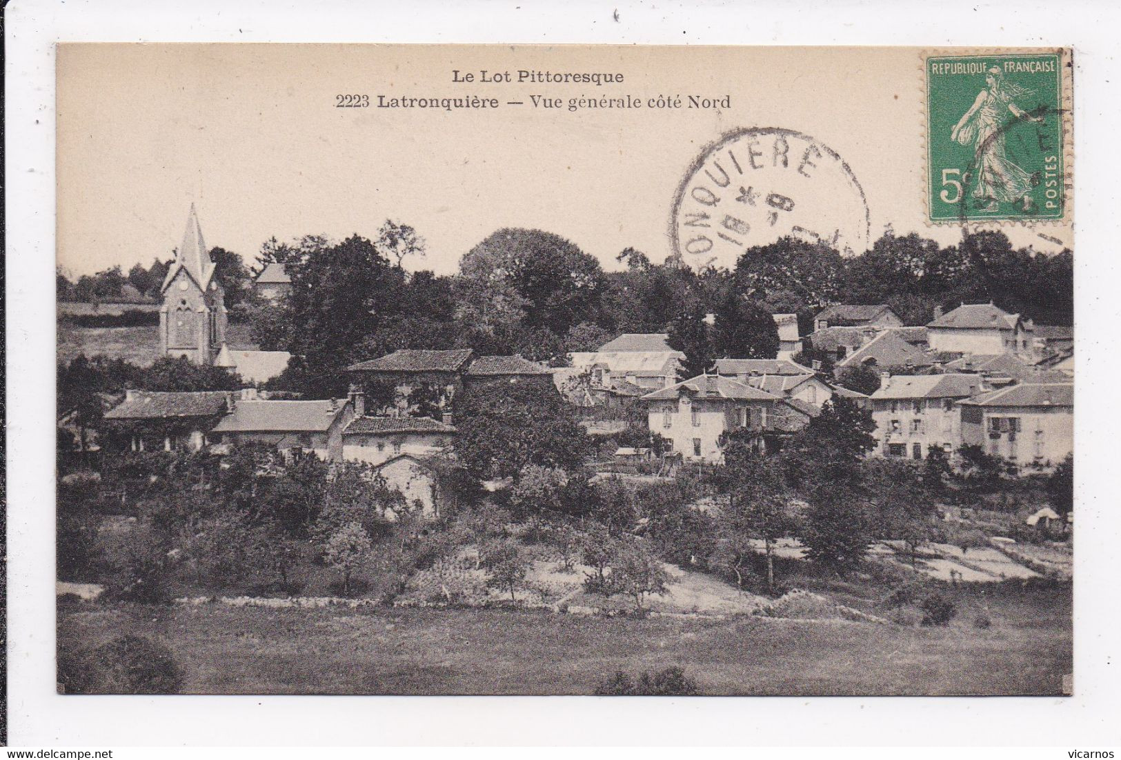 CP 46 LATRONQUIERE Vue Generale Coté Nord - Latronquiere