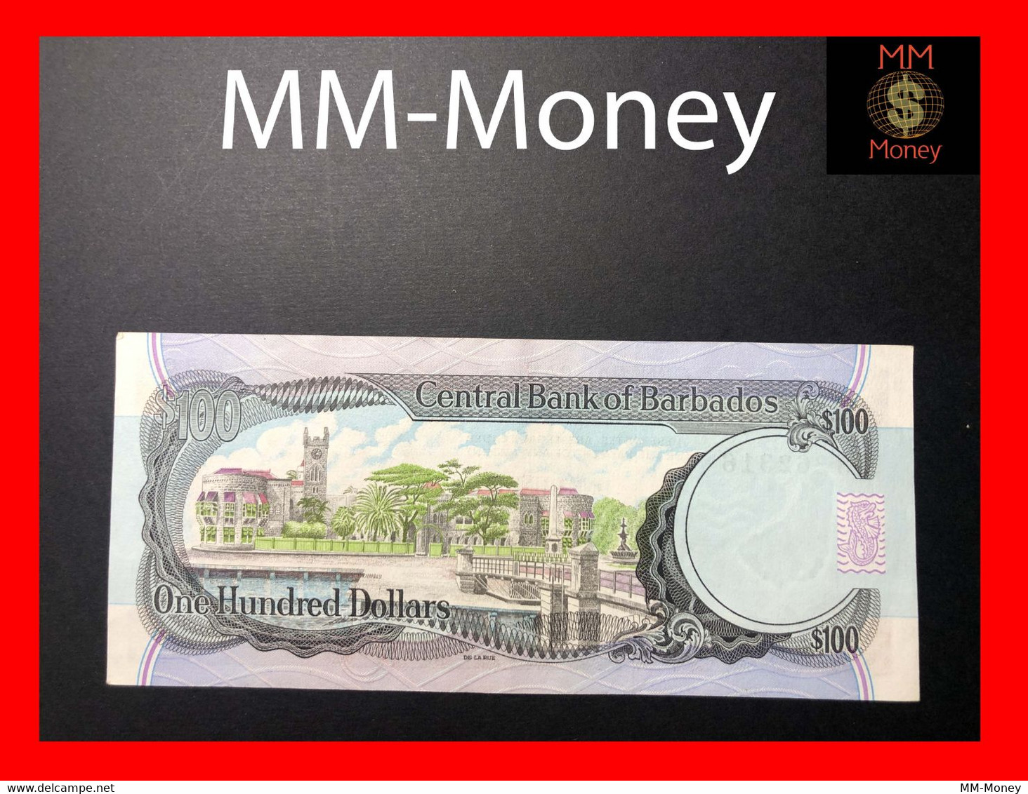 BARBADOS  100 $  1986   P. 35 B   "sig. Blackman"    *scarce Note*    XF ++ - Barbados (Barbuda)