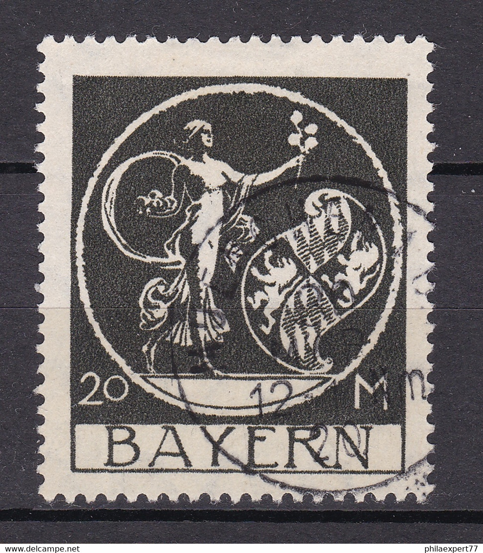 Bayern - 1920 - Michel Nr. 195 - Gestempelt - 40 Euro - Sonstige & Ohne Zuordnung