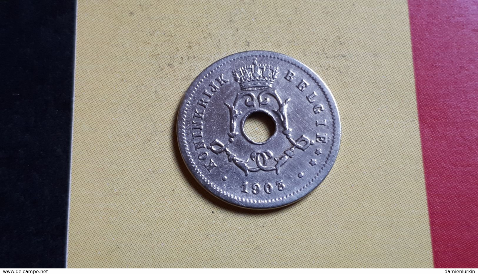 BELGIE LEOPOLD II  5 CENTIEMEN 1903 VL - 5 Cent