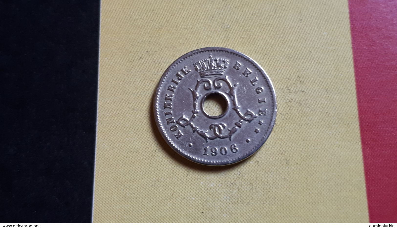 BELGIE LEOPOLD II 5 CENTIEMEN 1906 VL - 5 Cent