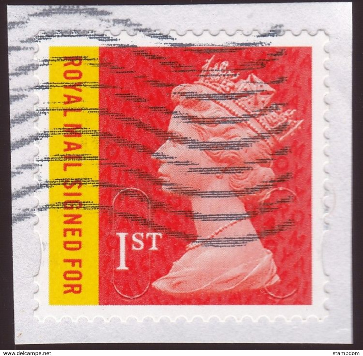 GREAT BRITAIN 2013 1st Royal Mail Signed For MA13 - USED @Q276 - Machin-Ausgaben