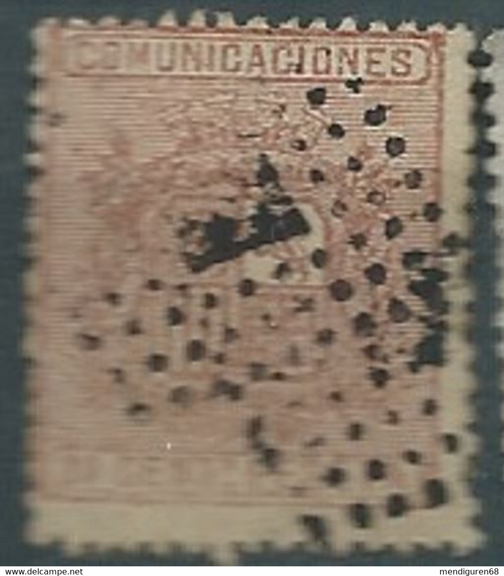 ESPAGNE ESPAÑA SPANIEN SPAIN ESPAÑA  1874 WAR TAX Escudo ARM 10 Céntimos USED ED 153 MI 145 YT 151 SG 227 SC 211 - Usados