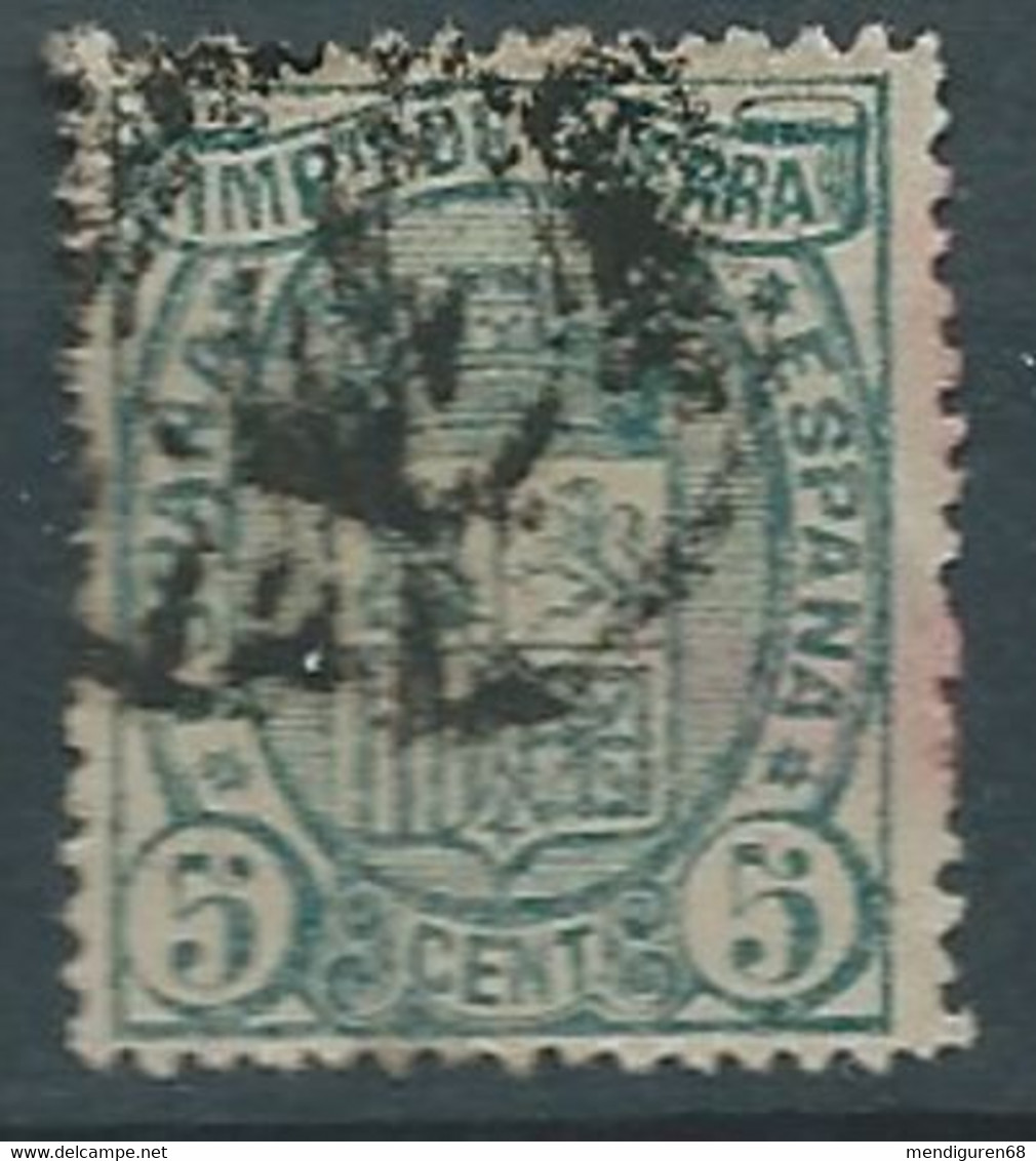 ESPAGNE ESPAÑA SPANIEN SPAIN ESPAÑA  1874 WAR TAX ARMS 5 CETS USED ED 154 MI ZWS-KM 3 YT I.G. 3 SG W228b SC MR3 - Used Stamps