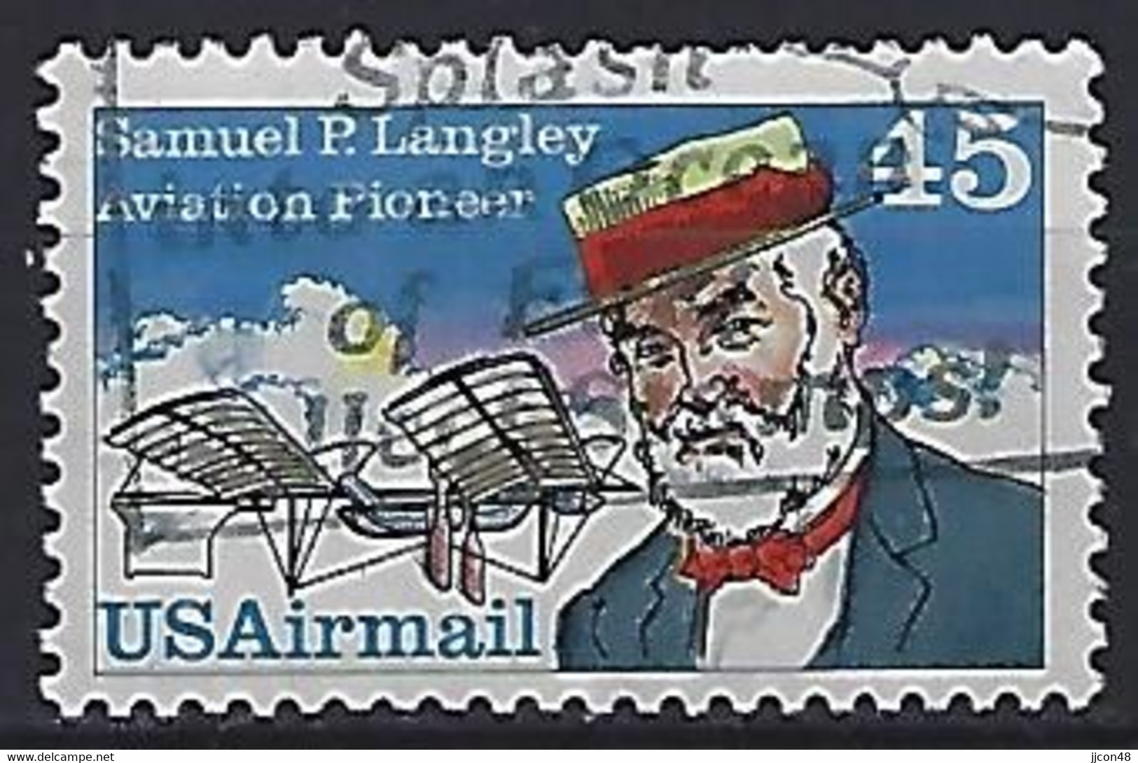 USA  1988  Samuel P. Langley  (o) Mi.1977 - Used Stamps