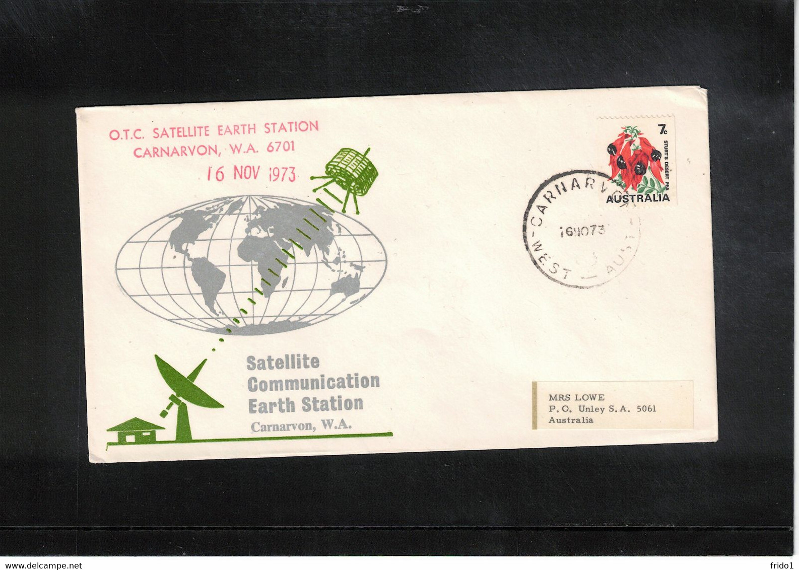 Australia 1973 Space / Raumfahrt Carnarvon Satellite Communicatio Earth Station Interesting Cover - Ozeanien