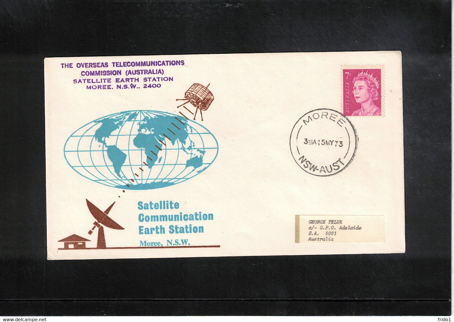 Australia 1973 Space / Raumfahrt Moree Satellite Communication Earth Station Interesting Cover - Océanie