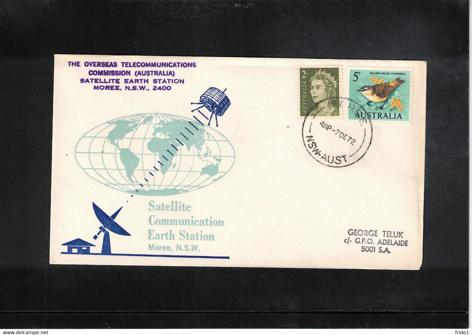 Australia 1972 Space / Raumfahrt Moree Satellite Communication Earth Station Interesting Cover - Océanie