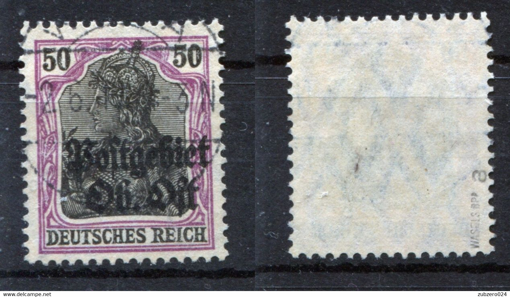 Dt. Besetzung Oberbefehlshaber Ost Michel-Nr. 11a Vollstempel - Geprüft - Besetzungen 1914-18