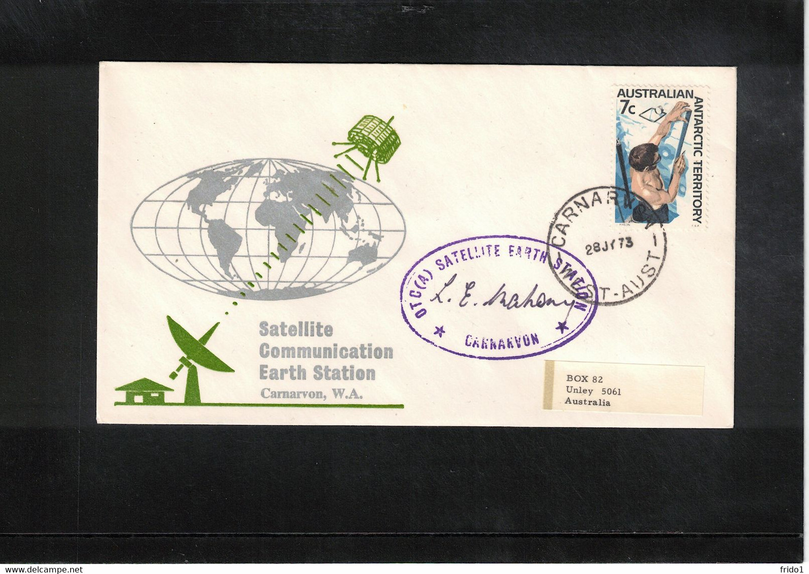 Australia 1973 Space / Raumfahrt Carnarvon Satellite Communication Earth Station Interesting Cover - Ozeanien