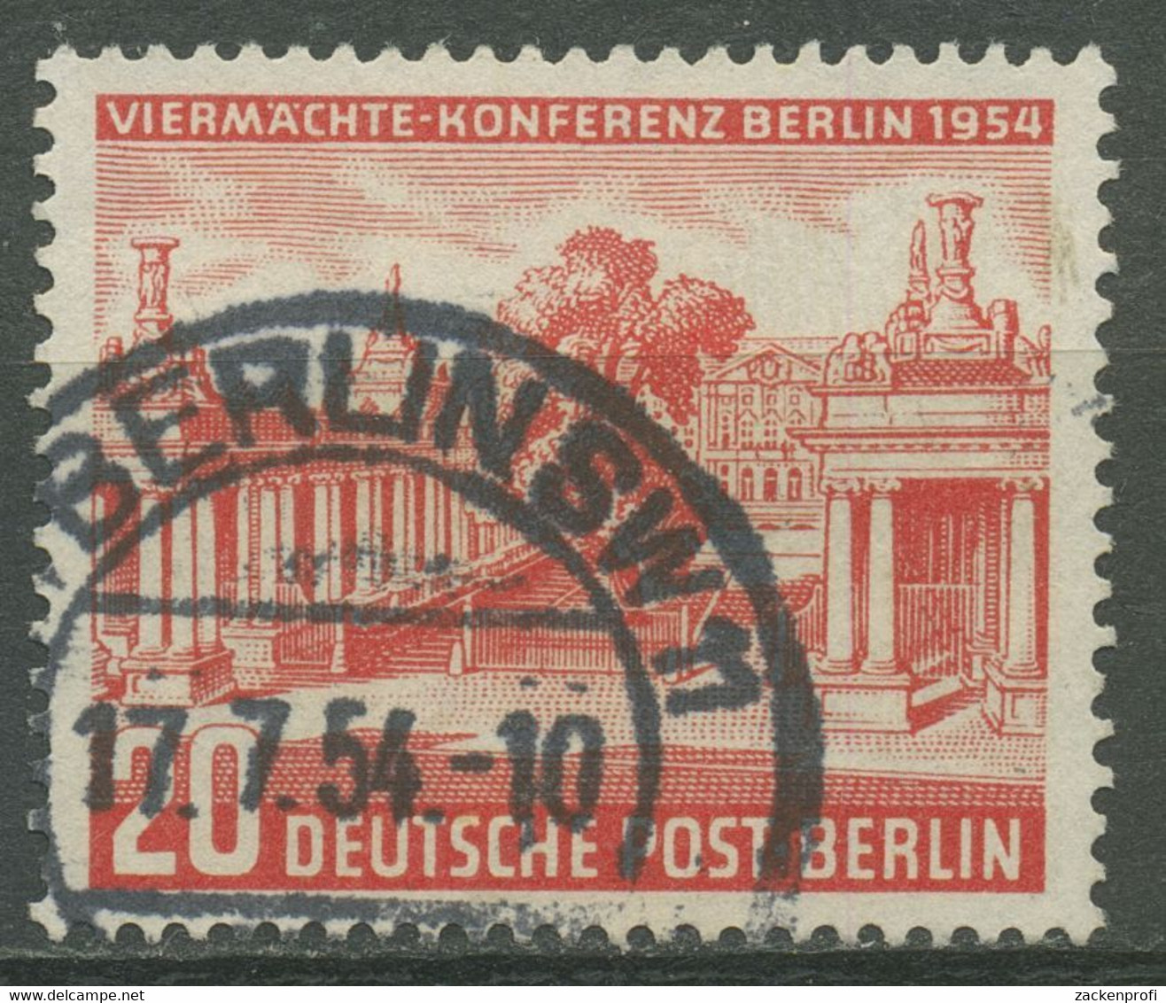 Berlin 1954 Viermächte-Konferenz 116 Mit BERLIN-Stempel - Gebraucht