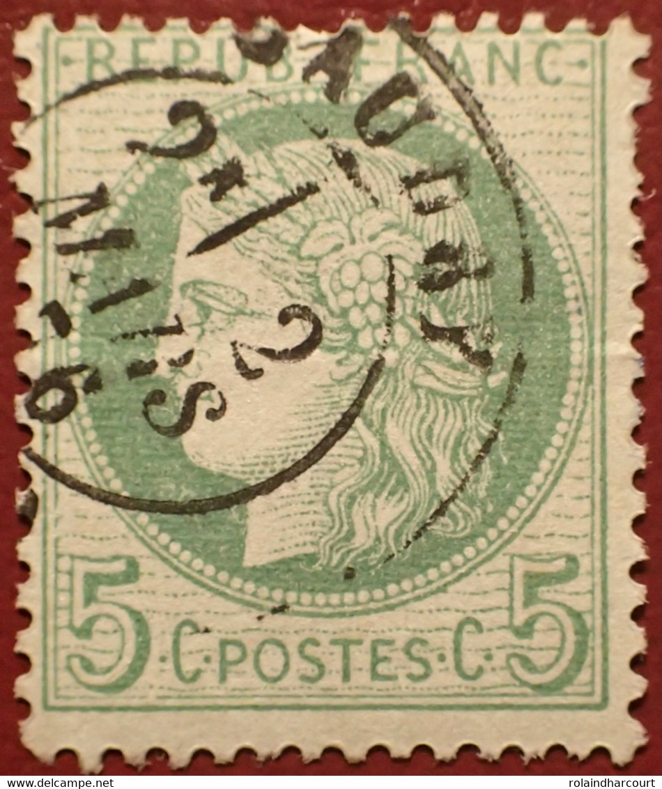 R1311/1228 - CERES N°53 - Beau CàD De CAUDRY (Nord) Du 2 MARS 1876 - 1871-1875 Ceres