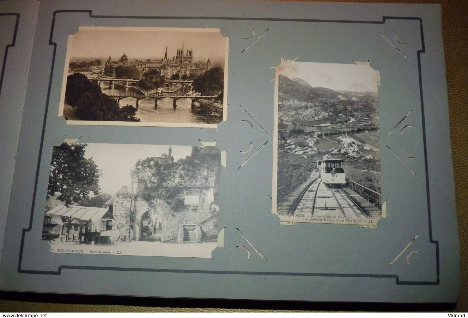 Album +/- 400 CPA - Majorité divers France + quelques "Fantaisie" et Cartes Photos anciennes toutes scannées recto.