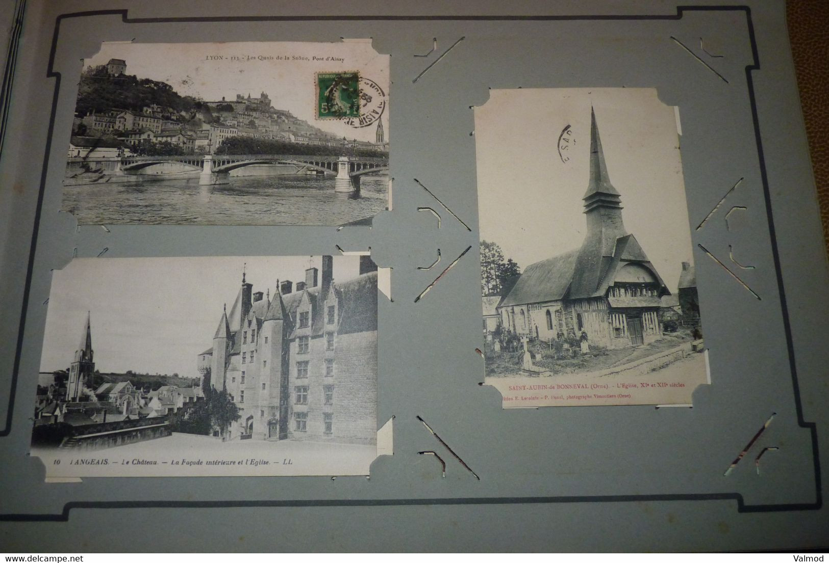 Album +/- 400 CPA - Majorité divers France + quelques "Fantaisie" et Cartes Photos anciennes toutes scannées recto.