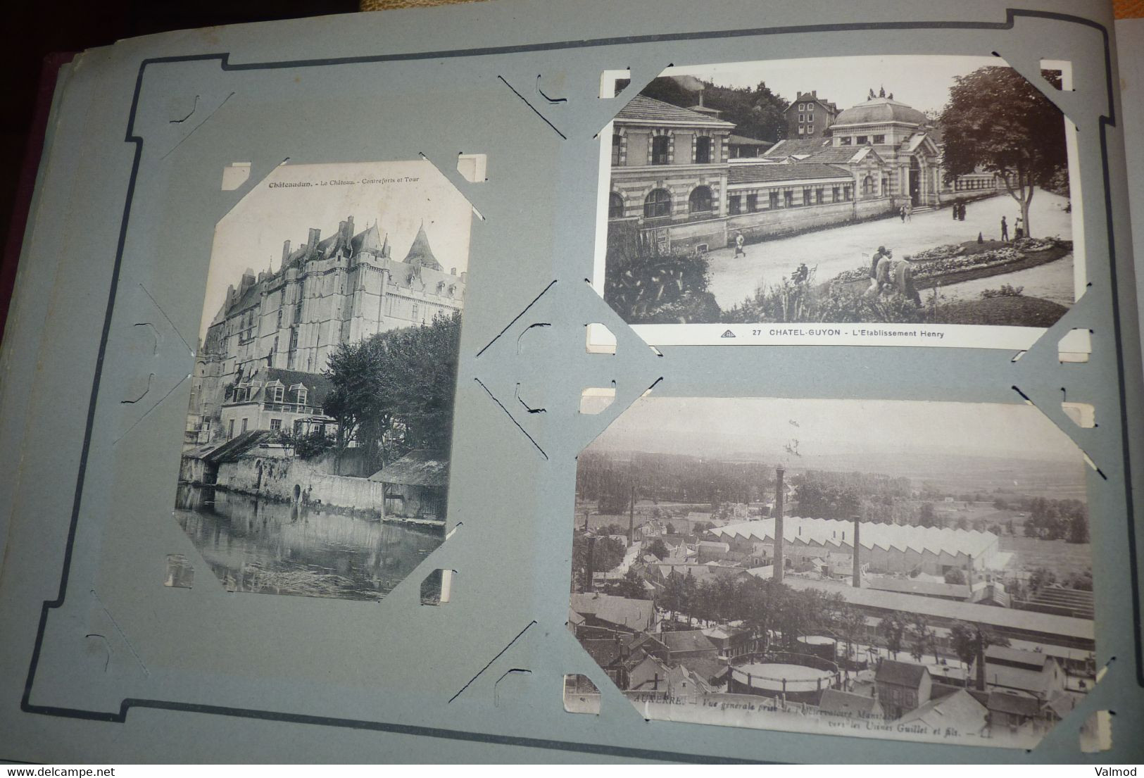 Album +/- 400 CPA - Majorité divers France + quelques "Fantaisie" et Cartes Photos anciennes toutes scannées recto.