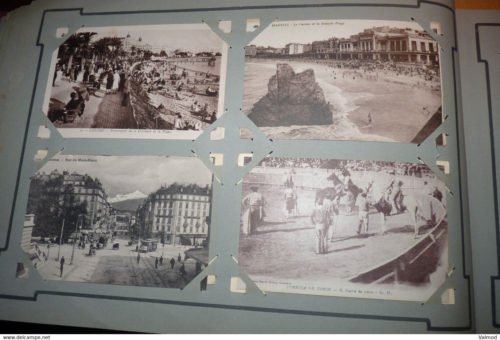 Album +/- 400 CPA - Majorité divers France + quelques "Fantaisie" et Cartes Photos anciennes toutes scannées recto.