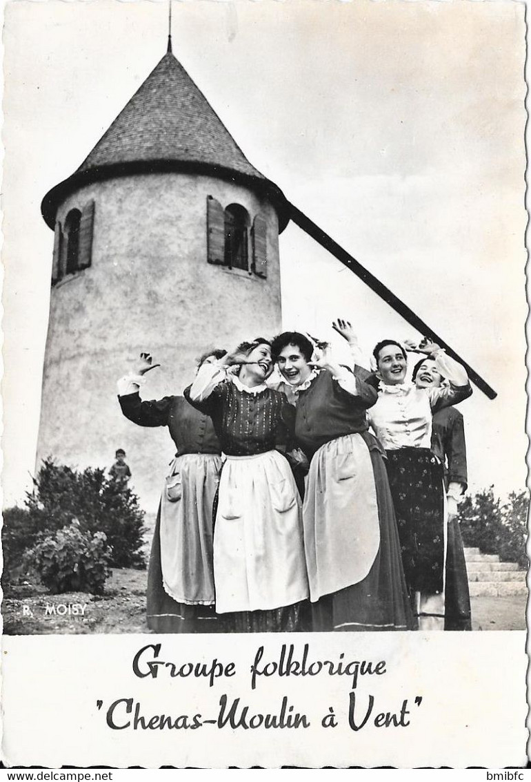 Carte Photo - Groupe Folklorique " Chenas-Moulin à Vent " - Chenas