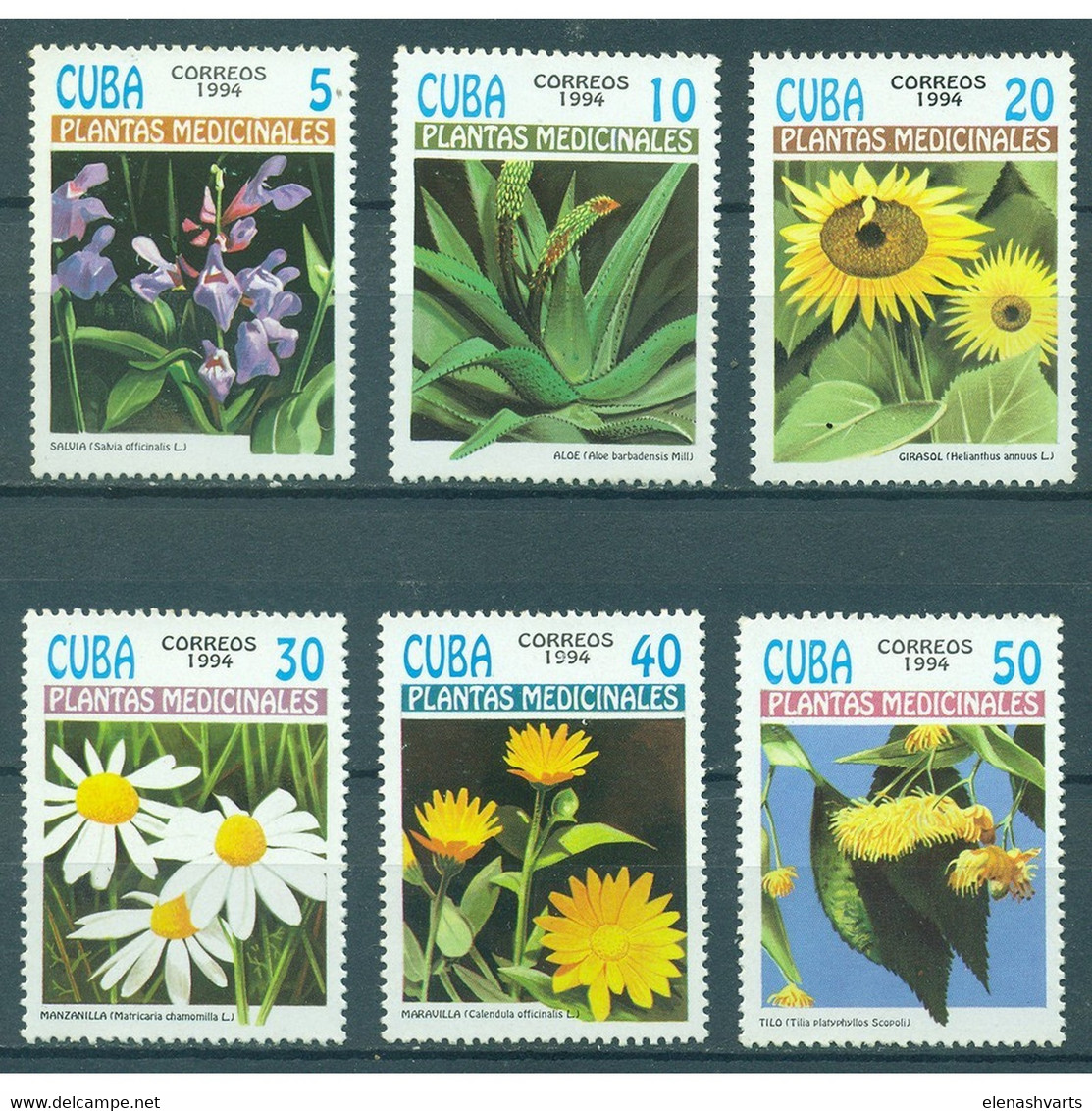 &#128681; Discount - Cuba 1994 The Medicinal Plants  (MNH)  - Flowers, Medicinal Plants - Nuevos